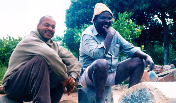 Image: M. Scott Johnson with Nicholas Mukomberanwa